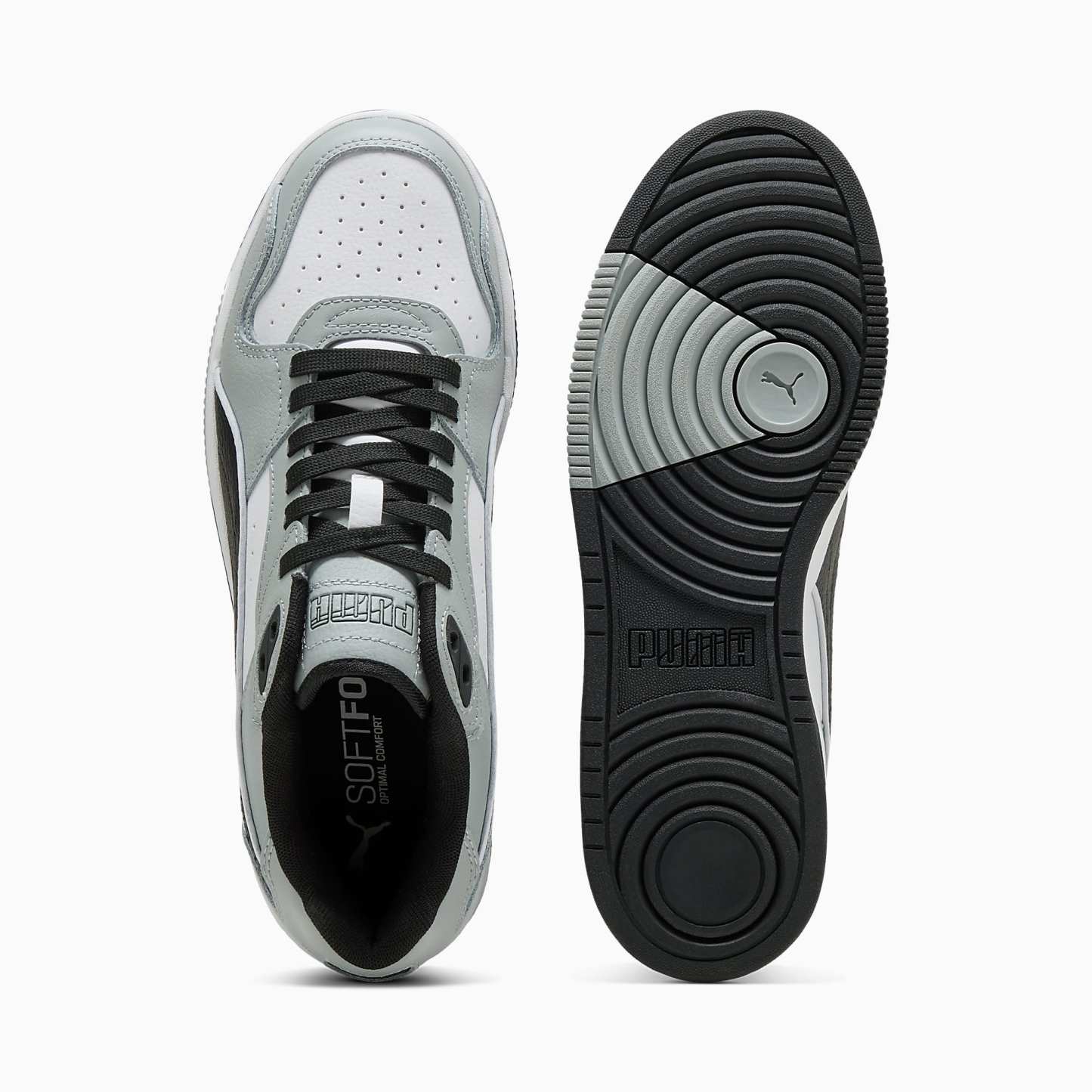 RBD Break UNISEX Ayakkabı - PUMA White-PUMA Black-Cool Mid Gray - 402586_06 - Görsel 4