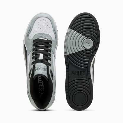 RBD Break UNISEX Ayakkabı - PUMA White-PUMA Black-Cool Mid Gray - 402586_06 - Görsel 4