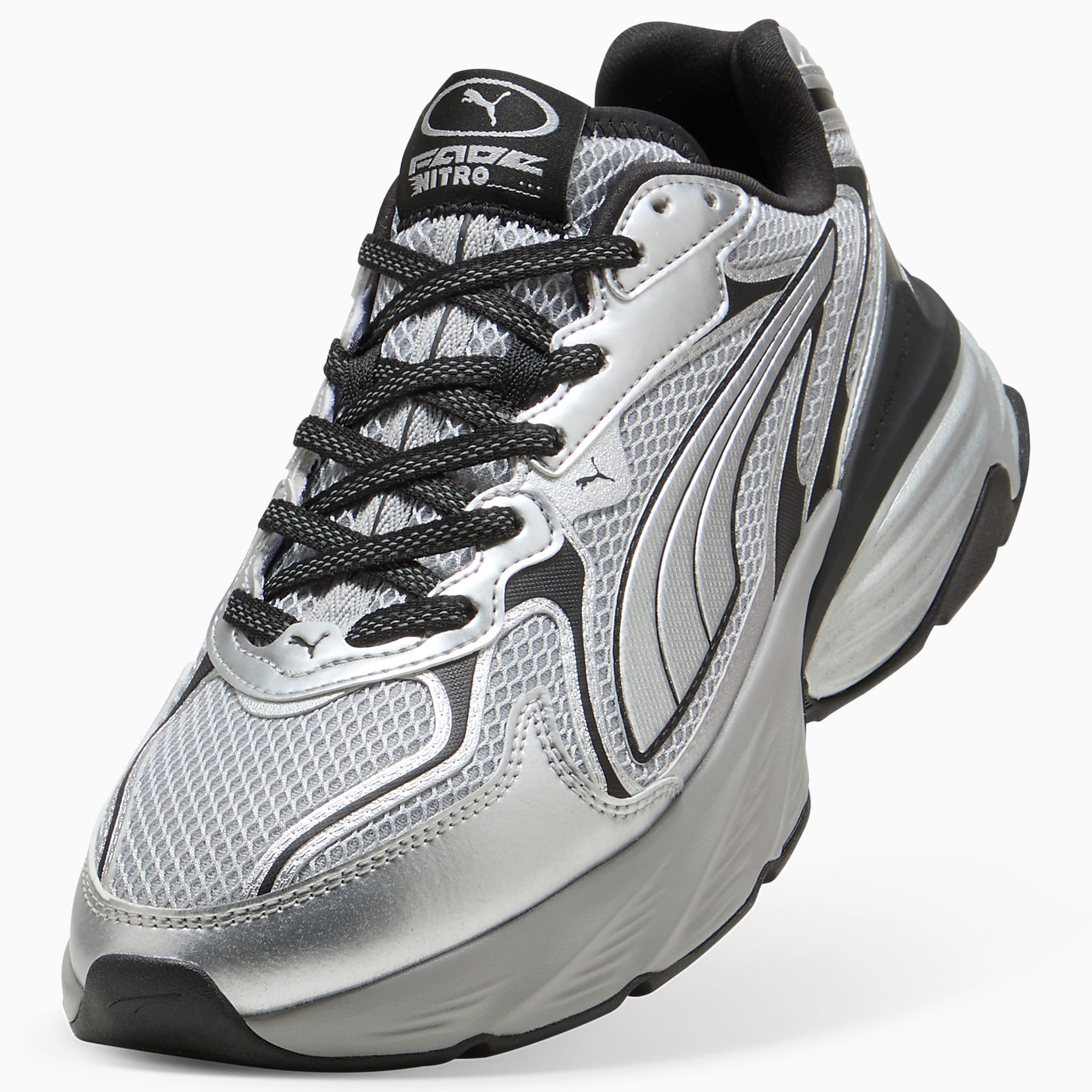 Fade NITRO LS Y2K UNISEX Ayakkabı - Gray Echo-PUMA Silver - 407000_01 - Görsel 8