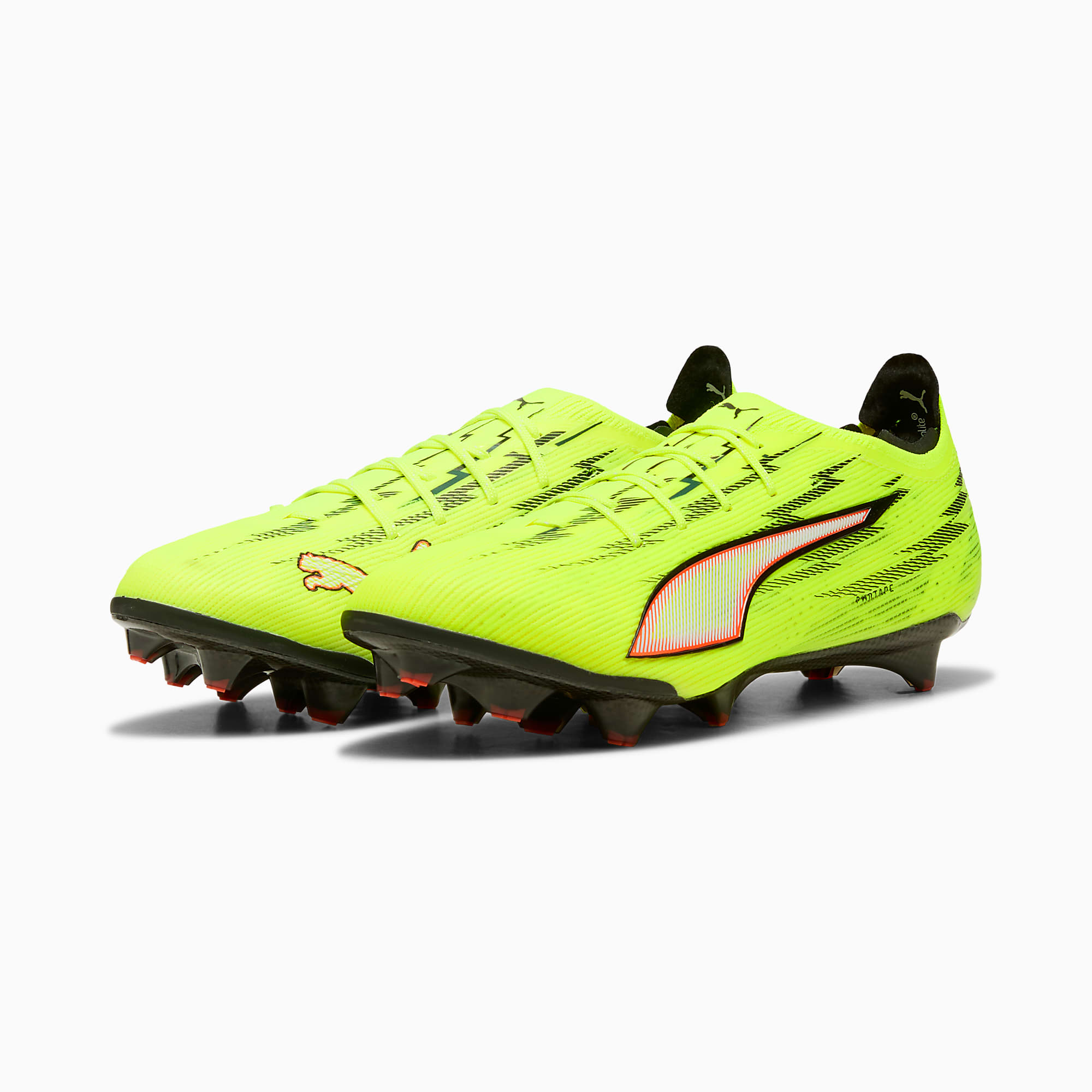 ULTRA 6 CARBON FG UNISEX Krampon - Yellow Alert-PUMA Black-Glowing Red-Lime Squeeze - 108685_01 - Görsel 2