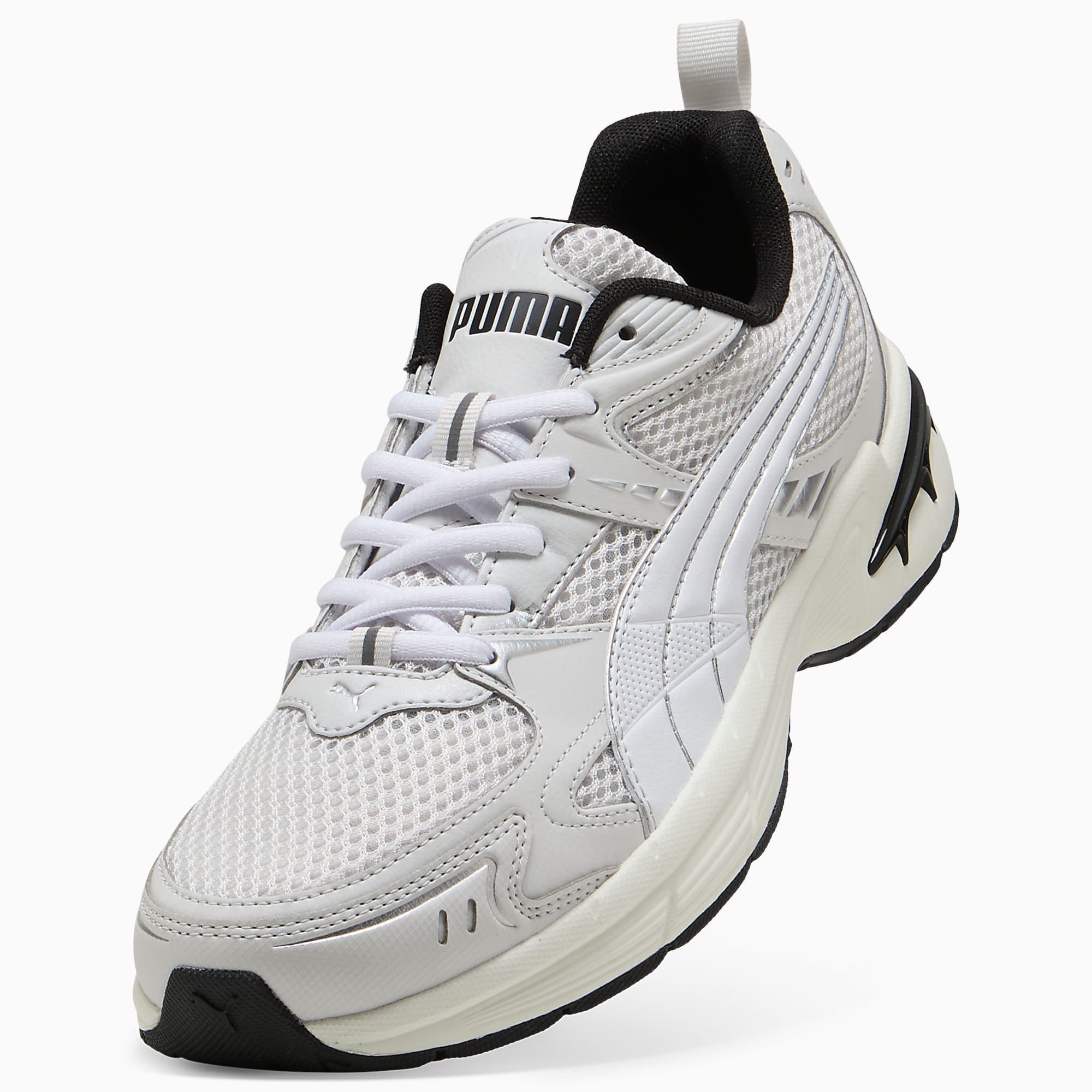 MILENIO Tech 2000 UNISEX Ayakkabı - Feather Gray-PUMA White-PUMA Silver - 402625_15 - Görsel 6