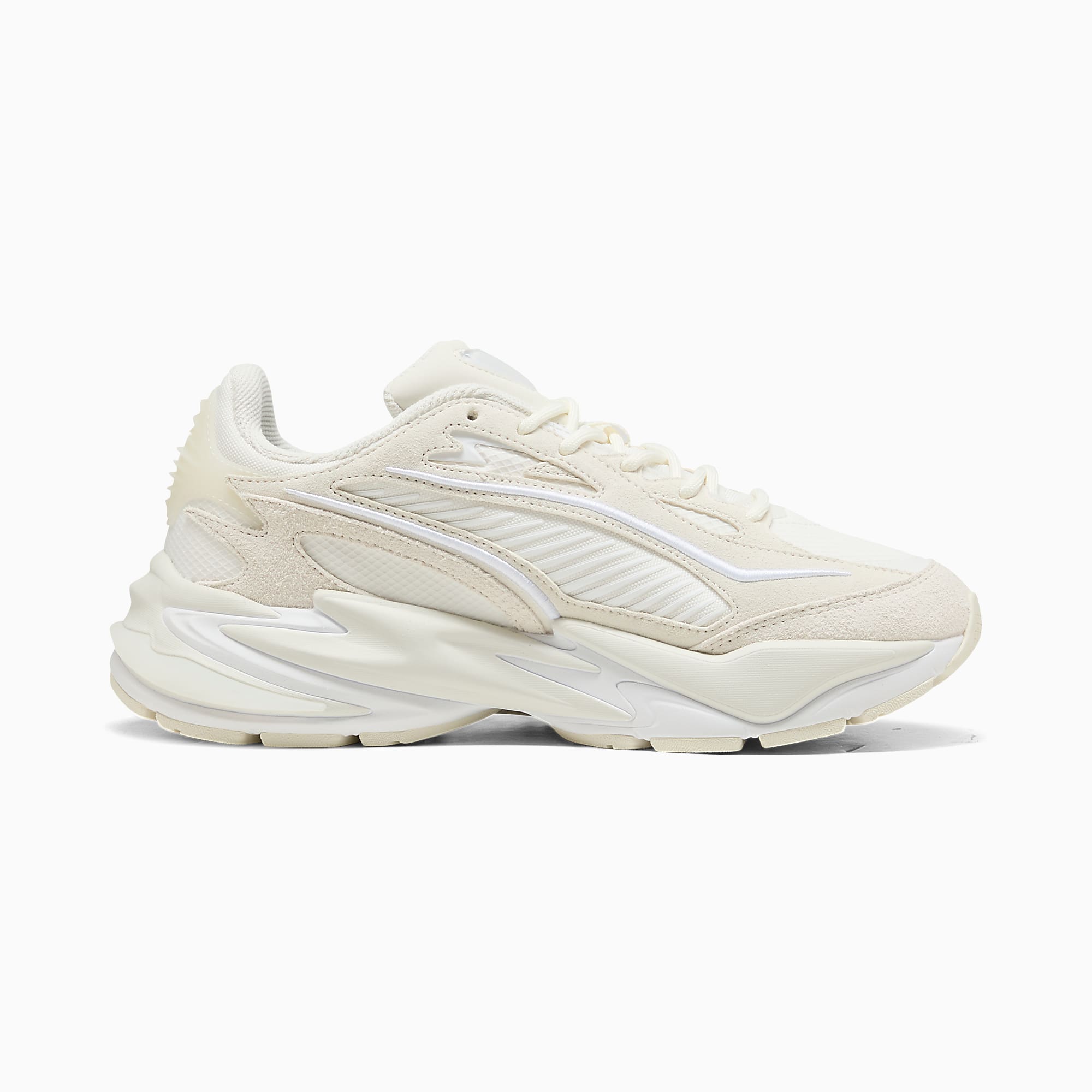 RS Surge HAIRY Suede UNISEX Ayakkabı - Warm White-Vapor Gray - 404327_09 - Görsel 5
