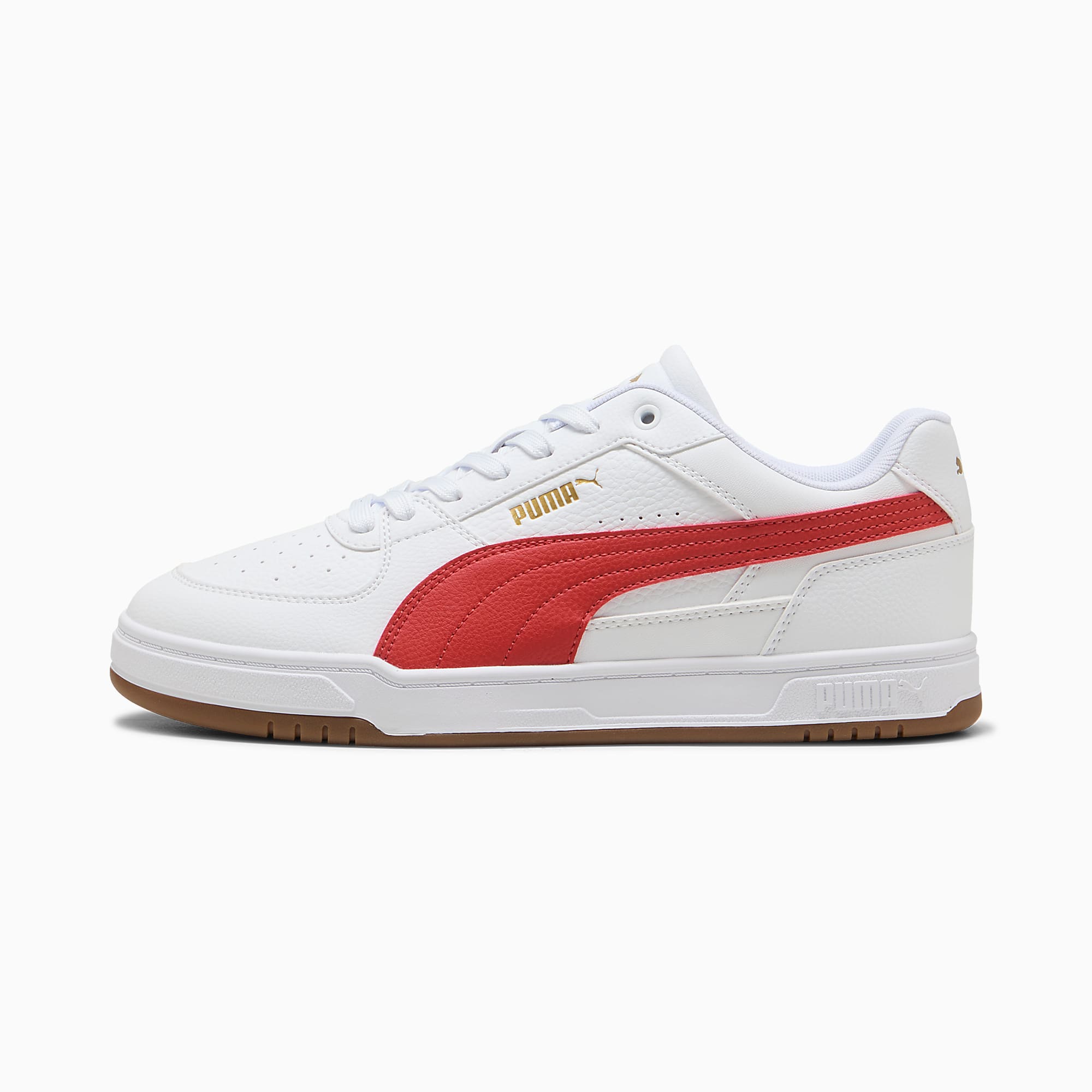 PUMA Caven UNISEX Ayakkabı - PUMA White-Candy Apple-Gum - 409170_05 - Görsel 1
