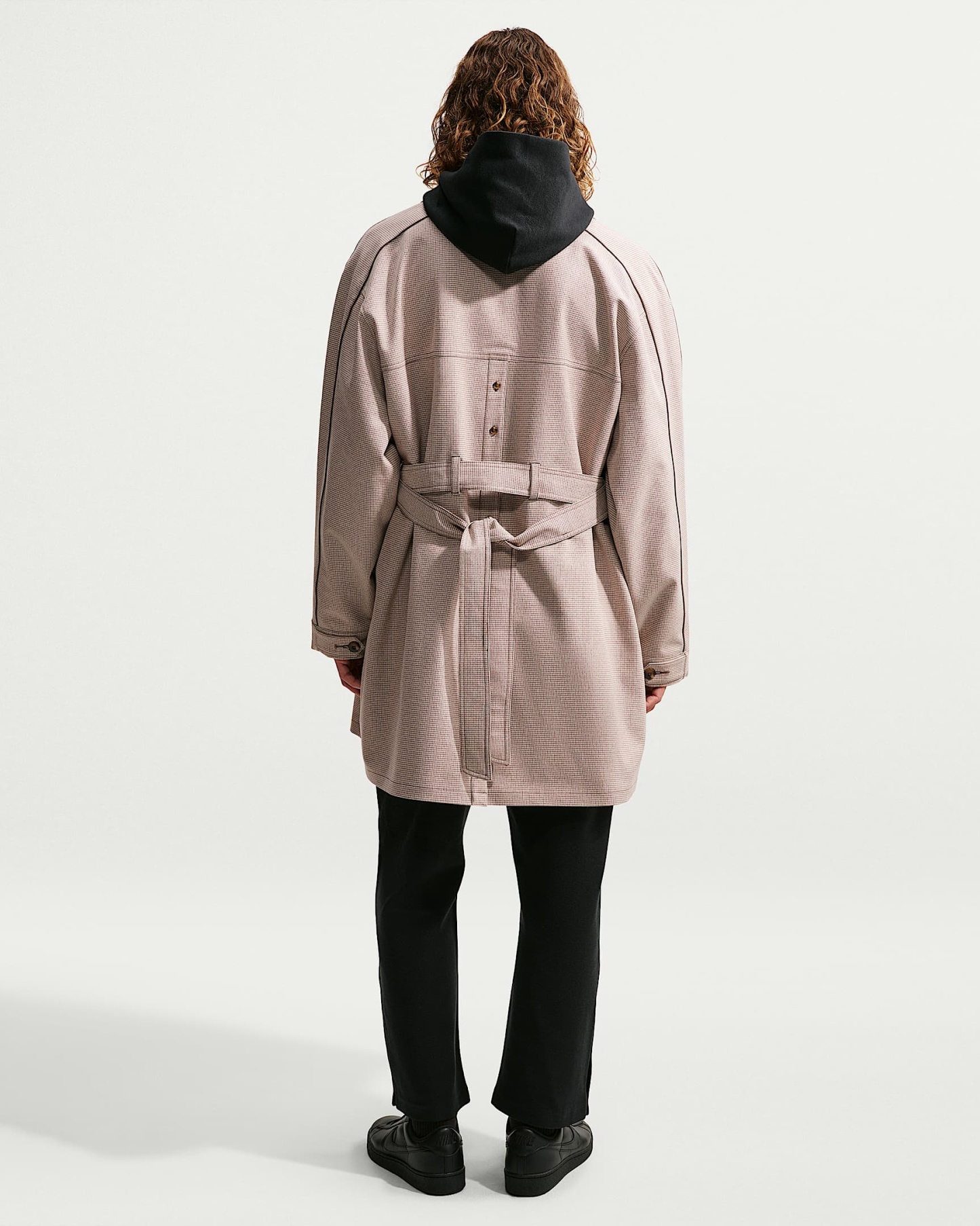 Nike Club Rules Erkek Trençkotu - Mink Brown/Sanddrift/Ironstone