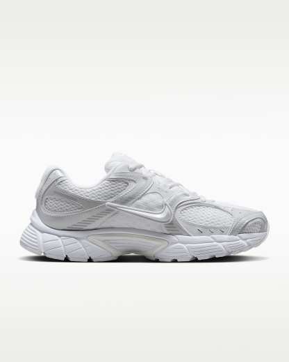 Nike V5 RNR Yansıtıcı Tasarım Vurgulu Kadın Ayakkabısı - Beyaz/Siyah/Metallic Silver/Beyaz