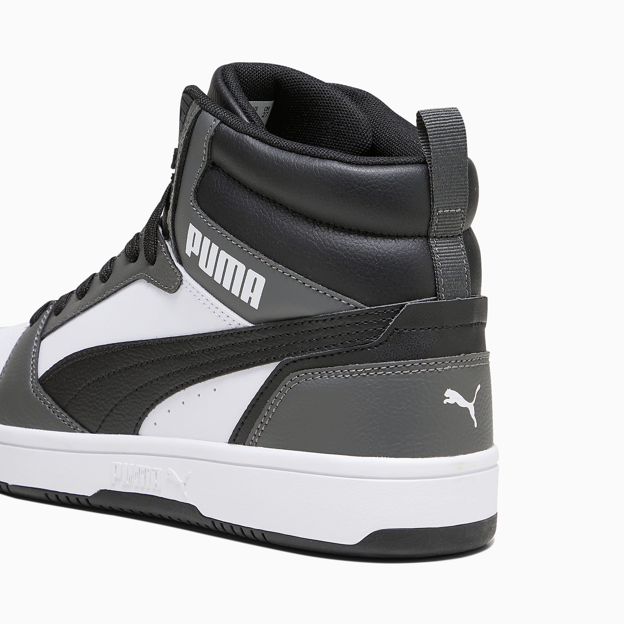 Rebound Ayakkabı - PUMA White-PUMA Black-Shadow Gray - 392326_03 - Görsel 5