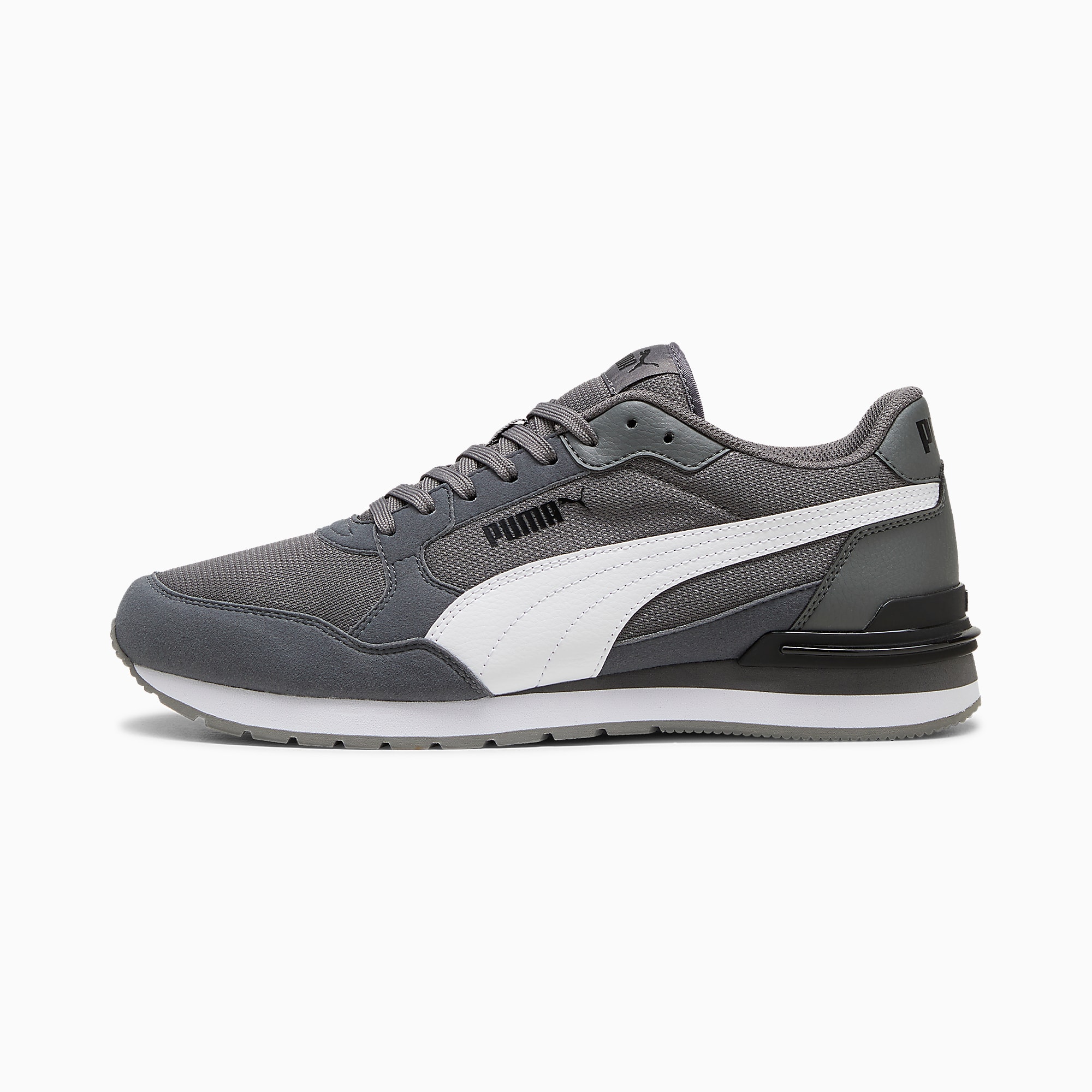 ST Runner v4 Mesh Unisex Spor Ayakkabı - Cool Dark Gray-PUMA White-PUMA Black - 399666_03 - Görsel 1