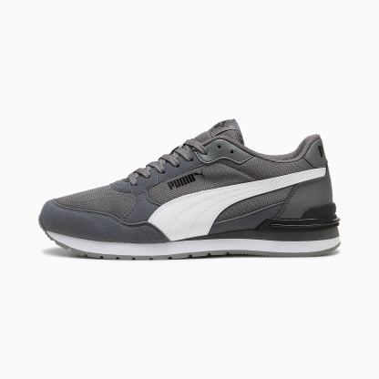 ST Runner v4 Mesh Unisex Spor Ayakkabı - Cool Dark Gray-PUMA White-PUMA Black - 399666_03 - Görsel 1