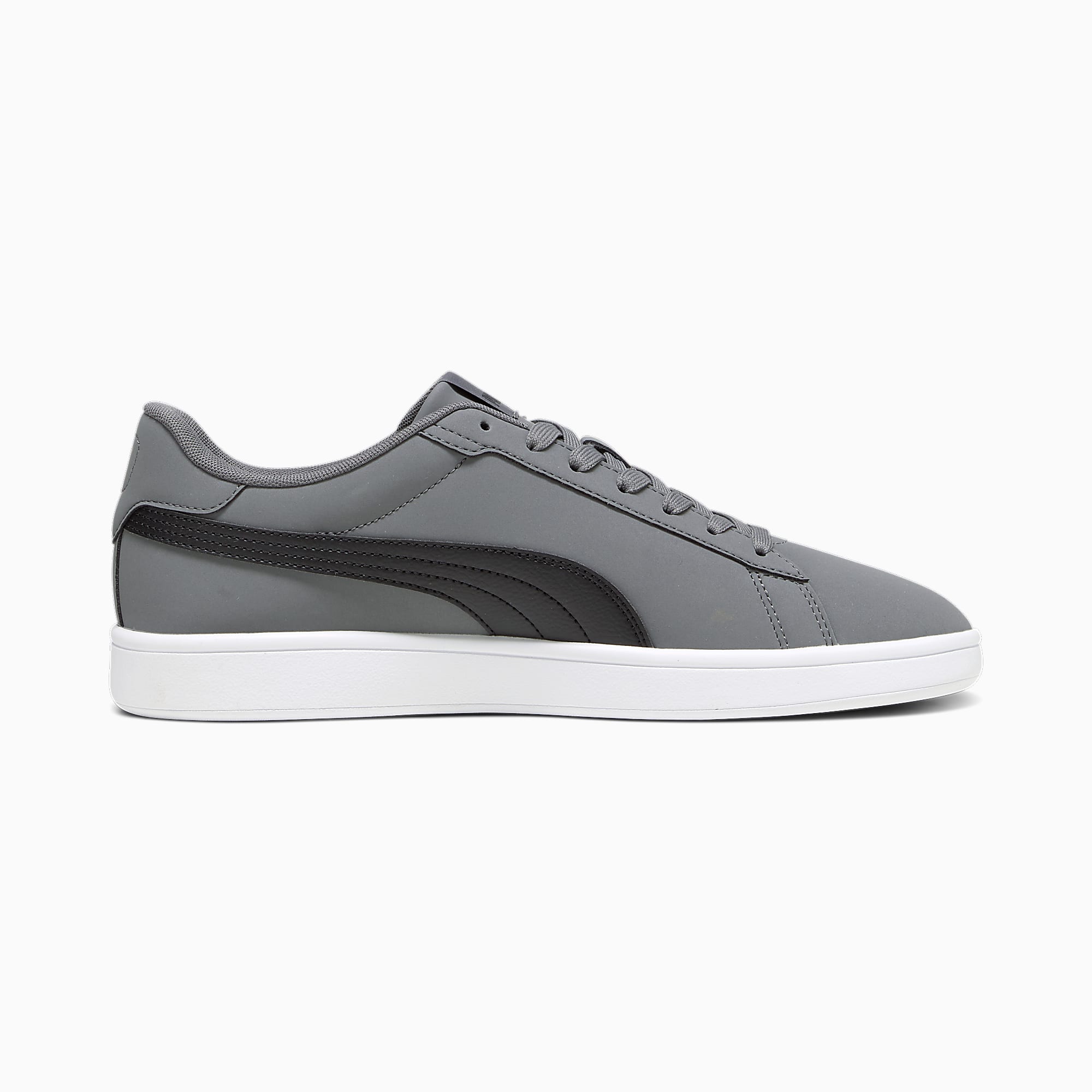 PUMA Smash 3.0 Buck Ayakkabı - Cool Dark Gray-PUMA Black-PUMA Gold-PUMA White - 392336_02 - Görsel 7