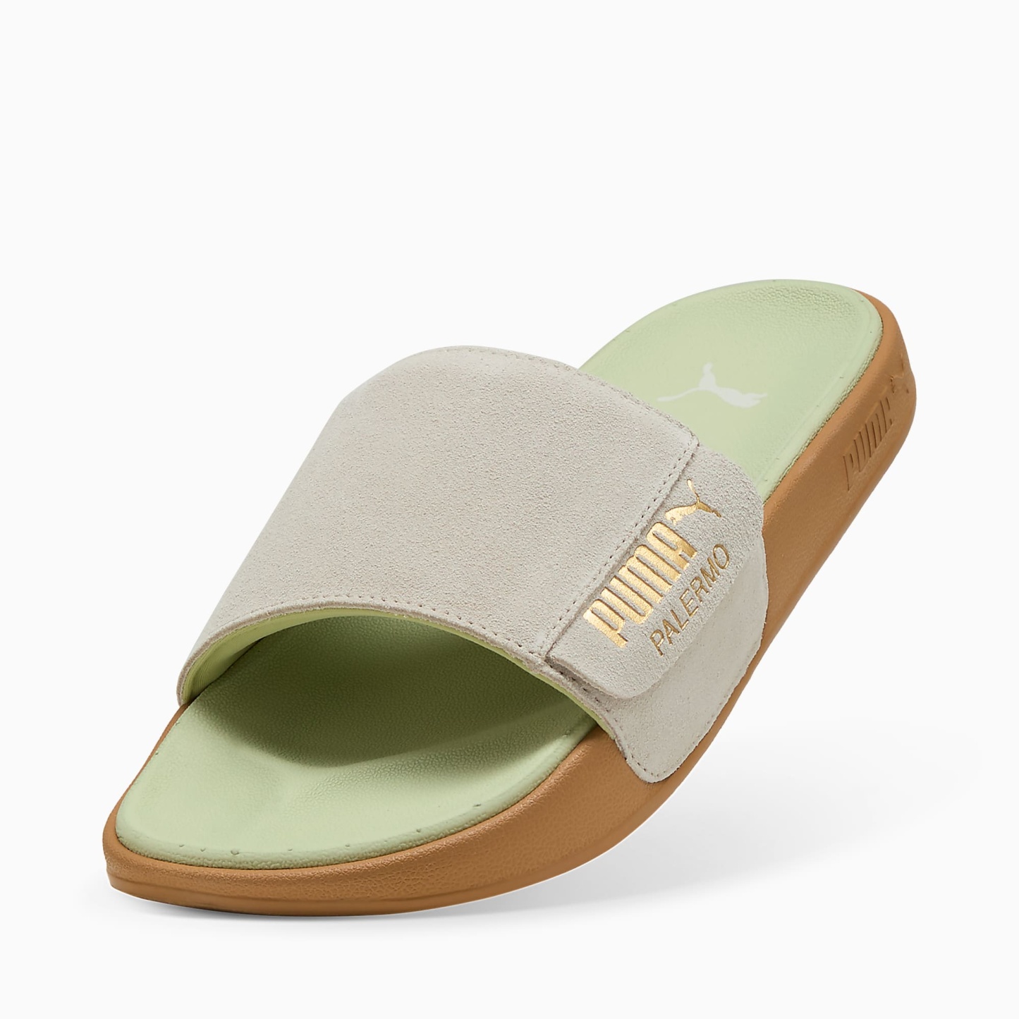 Leadcat 2.0 Palermo FOIL UNISEX Terlik - Vapor Gray-PUMA Gold-Gum-Pistachio Green - 399041_06 - Görsel 6