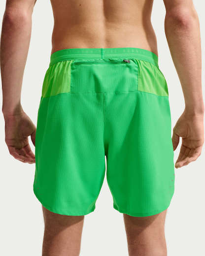 Nike Stride Dri-FIT 18 cm Slip Astarlı Erkek Koşu Şortu - Green Spark