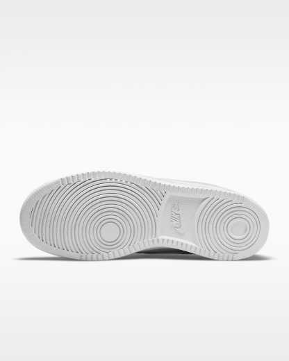 Nike Court Vision Low Next Nature Kadın Ayakkabısı - Beyaz/Beyaz/Beyaz
