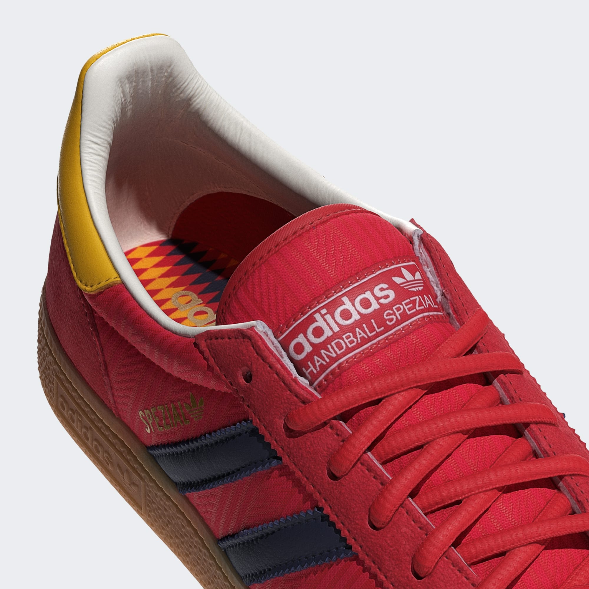 Handball Spezial Ayakkabı - Collegiate Red / Night Indigo / Bold Gold - HQ7260 - Görsel 8