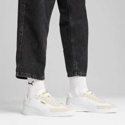 PUMA Club II Era Unisex Spor Ayakkabı - PUMA White-Vapor Gray - 397447_06 - Görsel 2