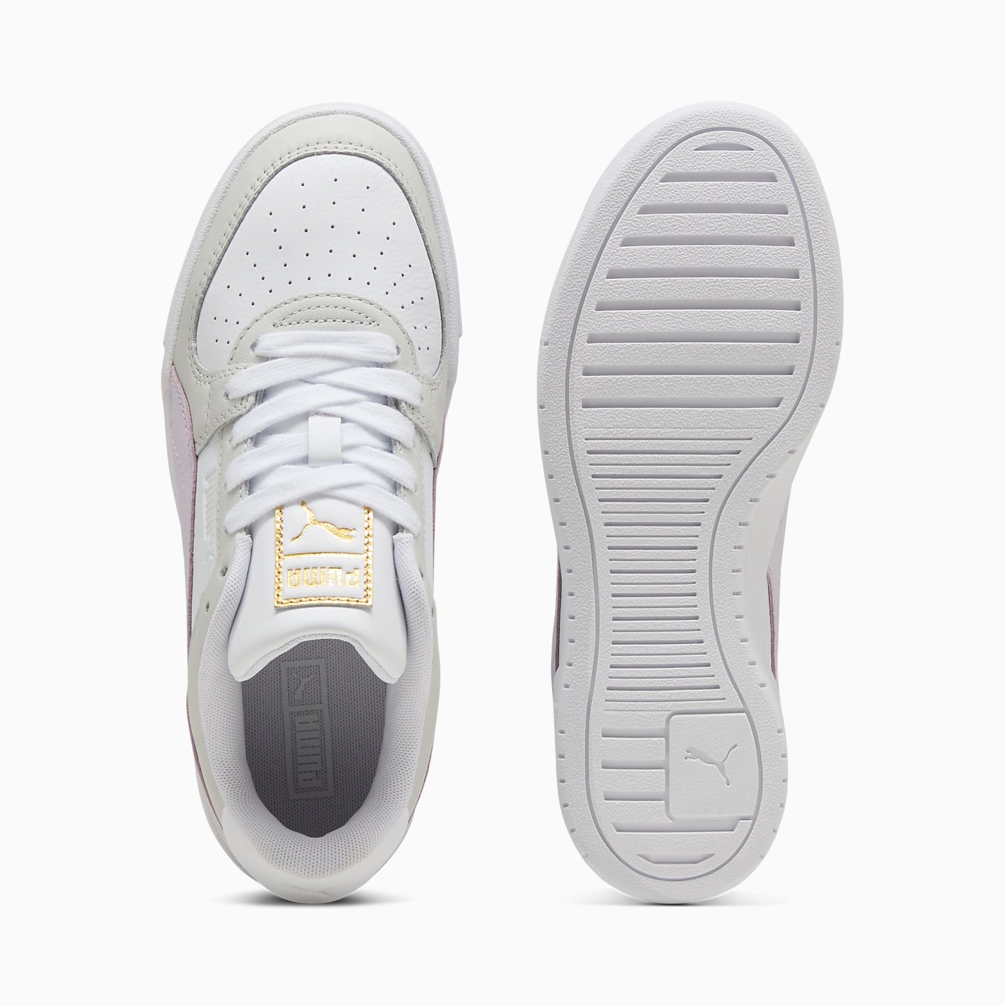CA Pro CLASSIC II Ayakkabı - PUMA White-Feather Gray-Lilac Frost - 402366_09 - Görsel 4