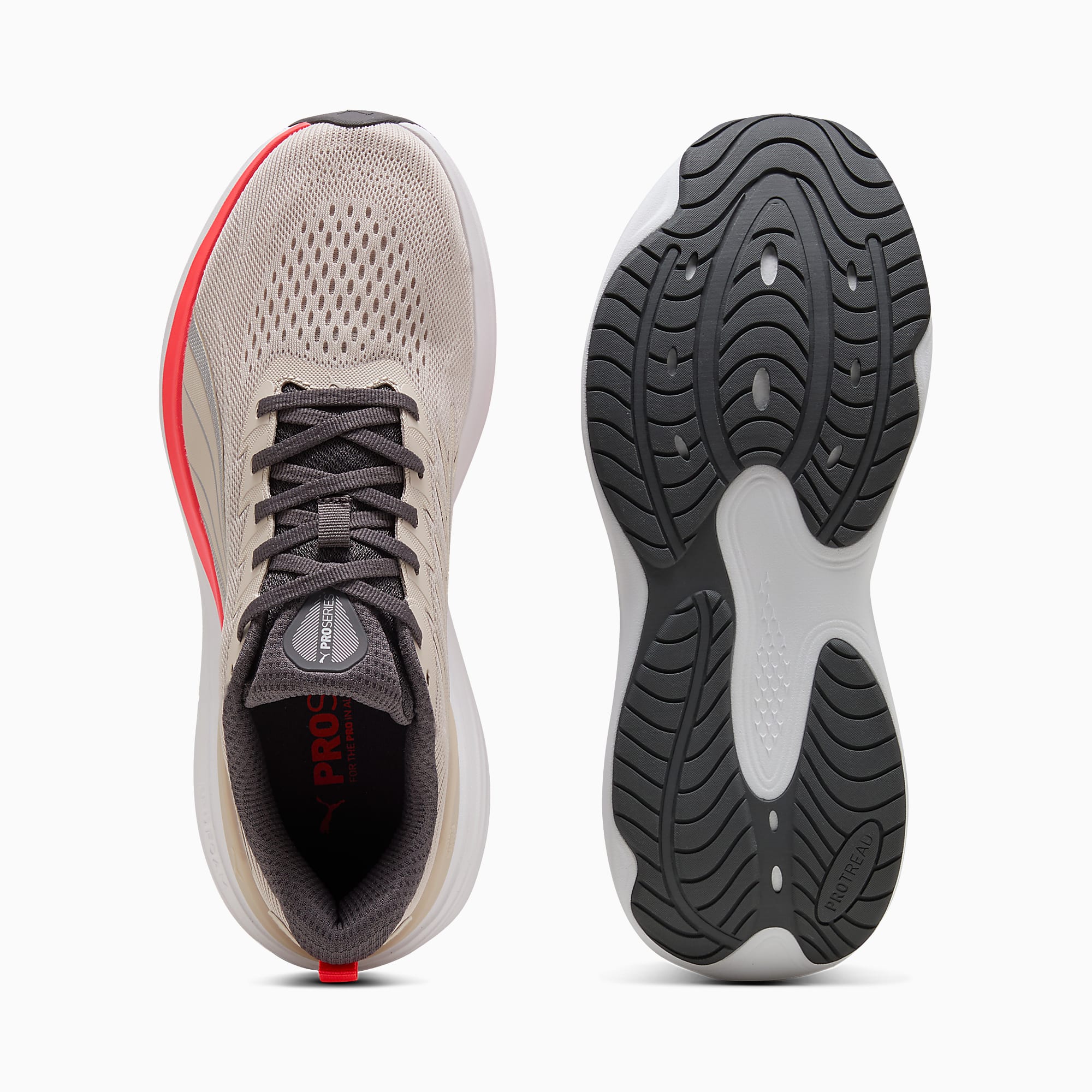 Scend Pro 3 UNISEX Koşu Ayakkabısı - Silver Fog-Moody Gray-Ultra Red - 313498_05 - Görsel 4