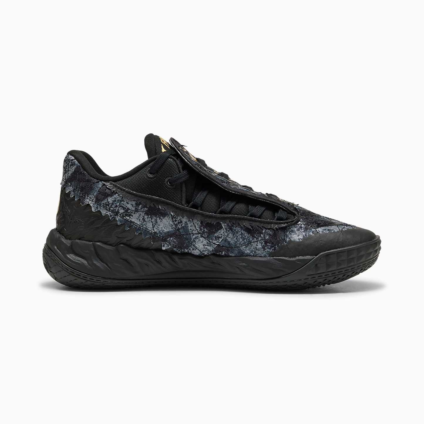 MB.05 Lo Team UNISEX Basketbol Ayakkabısı - PUMA Black-Moody Gray - 313266_04 - Görsel 7