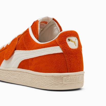 Suede Charles F. Stead IV UNISEX Ayakkabı - Orange Glo-PUMA White - 403766_02 - Görsel 5