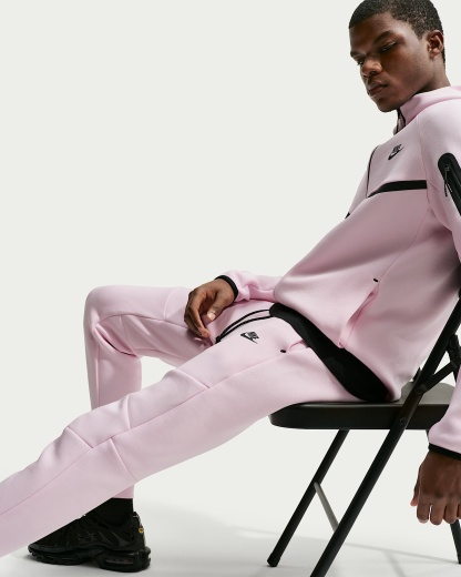 Nike Tech Fleece Erkek Jogger'ı - Pink Foam/Hyper Pink