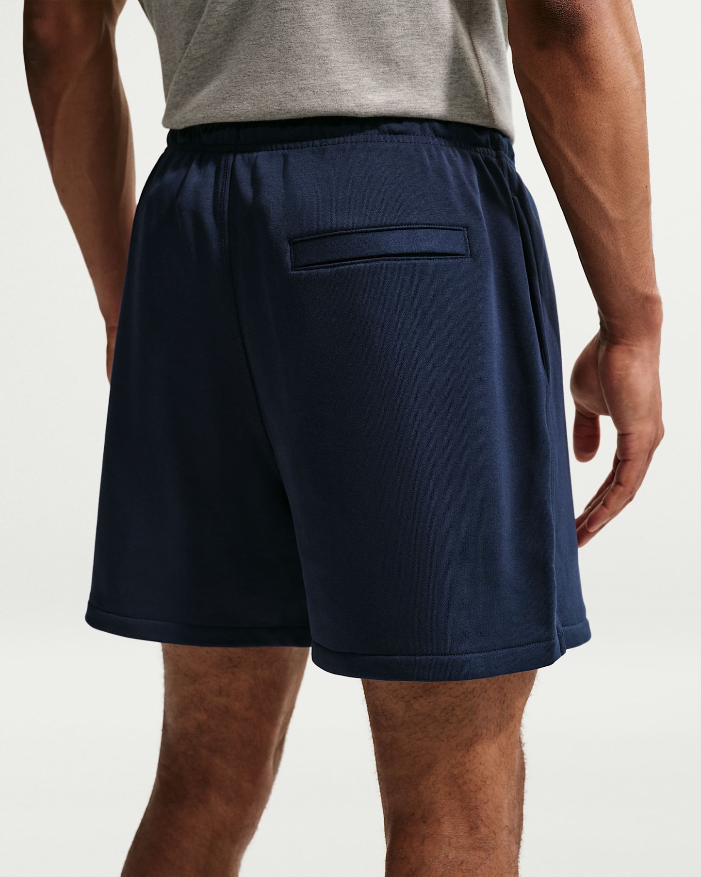 Nike Club Bol Kesimli Fransız Havlu Kumaşı Erkek Şortu - Obsidian/Obsidian/Beyaz