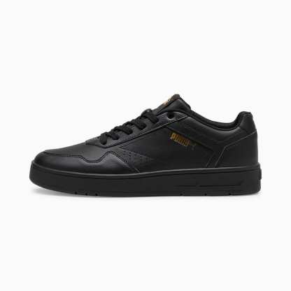 Court CLASSIC Ayakkabı - PUMA Black-PUMA Gold - 395018_02 - Görsel 1