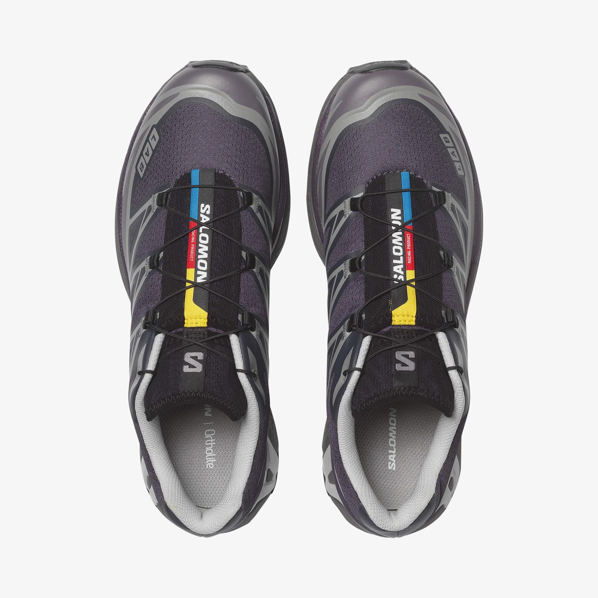 Salomon XT-6 Unisex Sneaker White L49212200 - Nine Iron - L47864100 - image 3