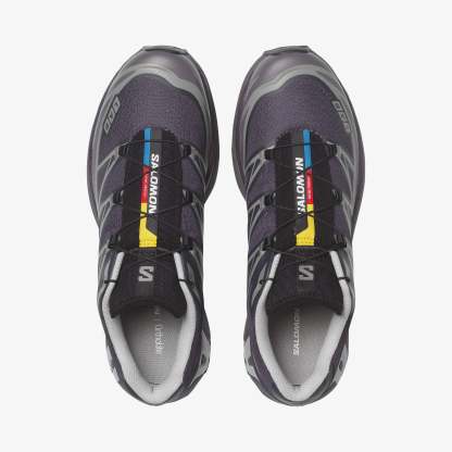 Salomon XT-6 Unisex Sneaker White L49212200 - Nine Iron - L47864100 - image 3