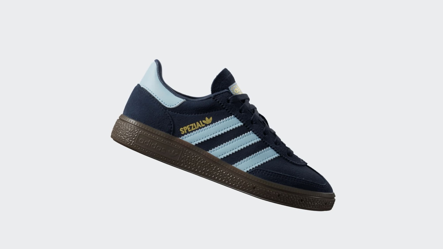 Handball Spezial Kids Ayakkabı - Collegiate Navy / Clear Sky / Gum - JI2895 - Görsel 10