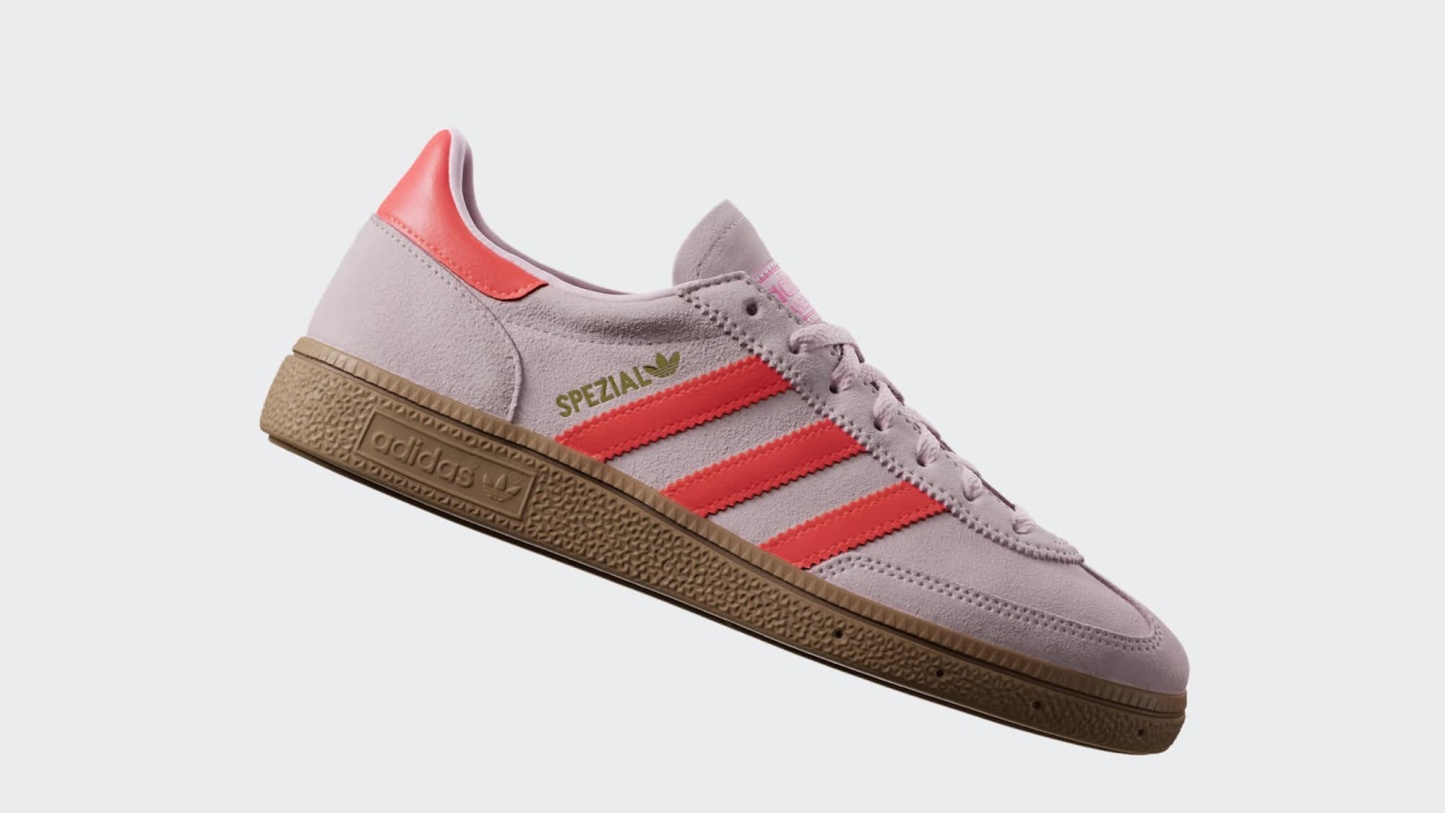 Handball Spezial Ayakkabı - Clear Pink / Solar Orange / Gum - JS0250 - Görsel 10