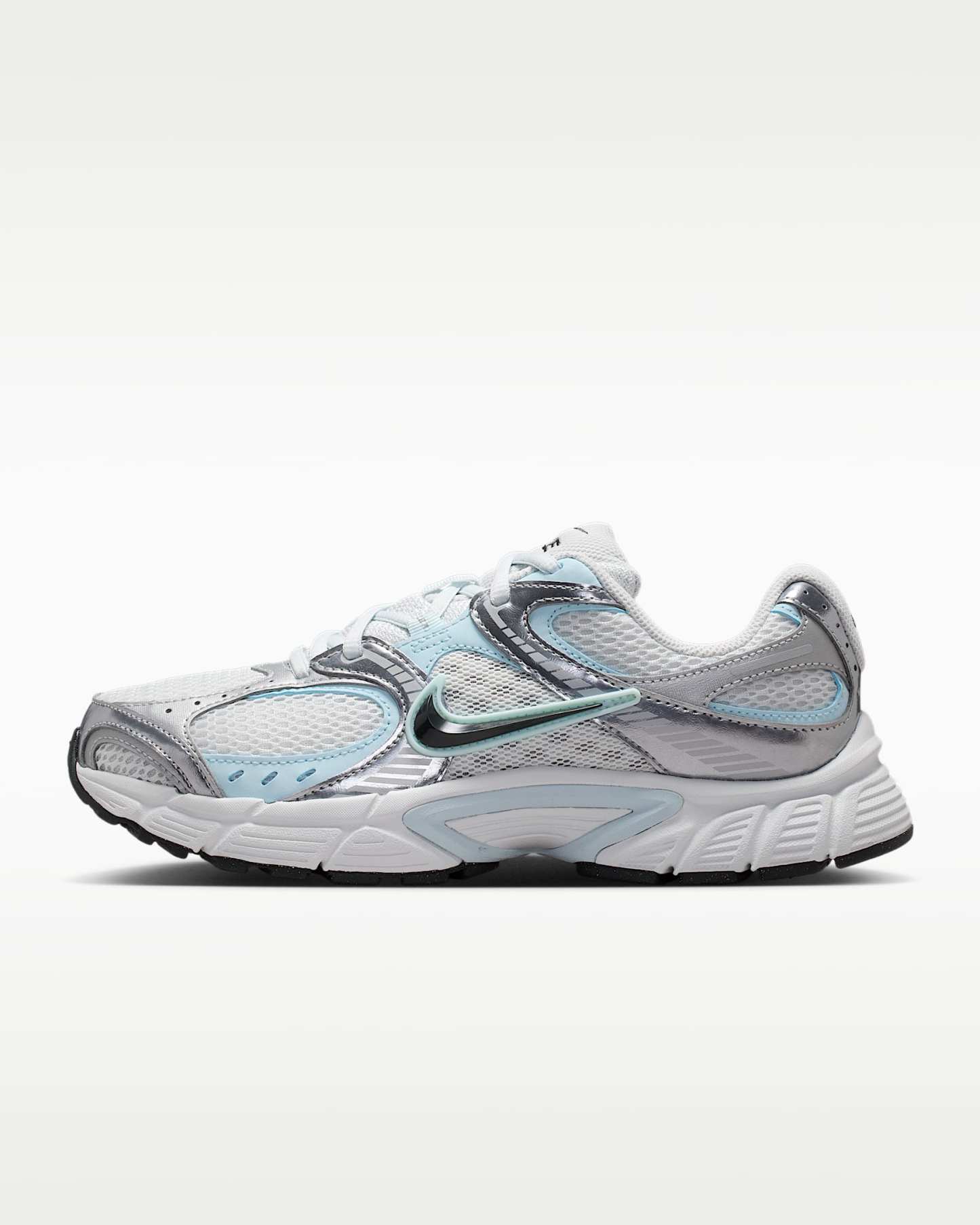 Nike V5 RNR Yansıtıcı Tasarım Vurgulu Kadın Ayakkabısı - Grey Fog/Off White/Glacier Blue/Anthracite