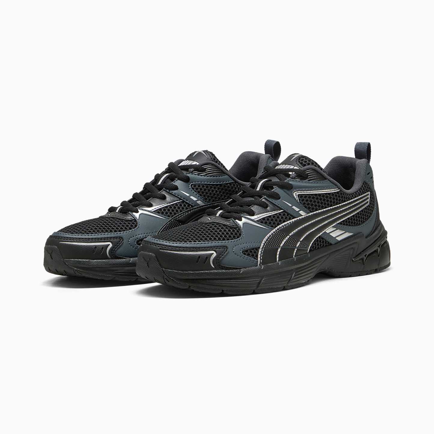 MILENIO Tech 2000 UNISEX Ayakkabı - PUMA Black-Strong Gray-PUMA Silver - 404914_01 - Görsel 2