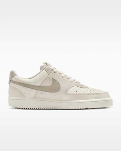 Nike Court Vision Low SE "Stitched Floral" Kadın Ayakkabısı - Sail/Light Orewood Brown/Cream II