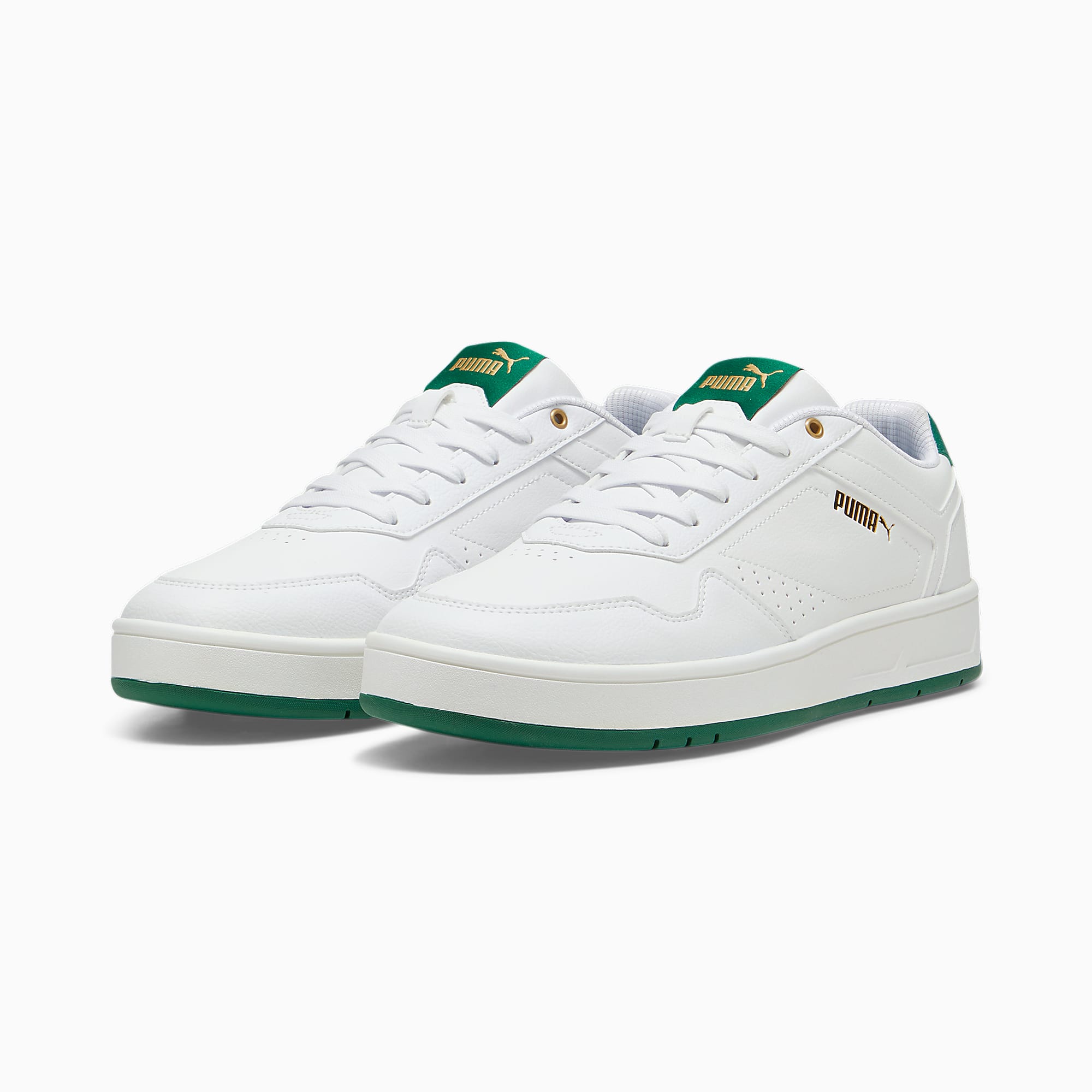 Court CLASSIC Ayakkabı - PUMA White-Vine-PUMA Gold - 395018_03 - Görsel 2