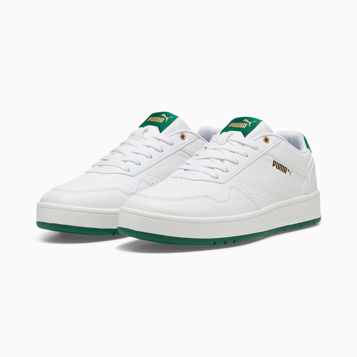 Court CLASSIC Ayakkabı - PUMA White-Vine-PUMA Gold - 395018_03 - Görsel 2