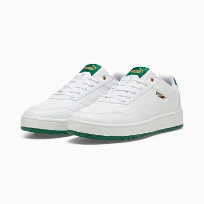 Court CLASSIC Ayakkabı - PUMA White-Vine-PUMA Gold - 395018_03 - Görsel 2