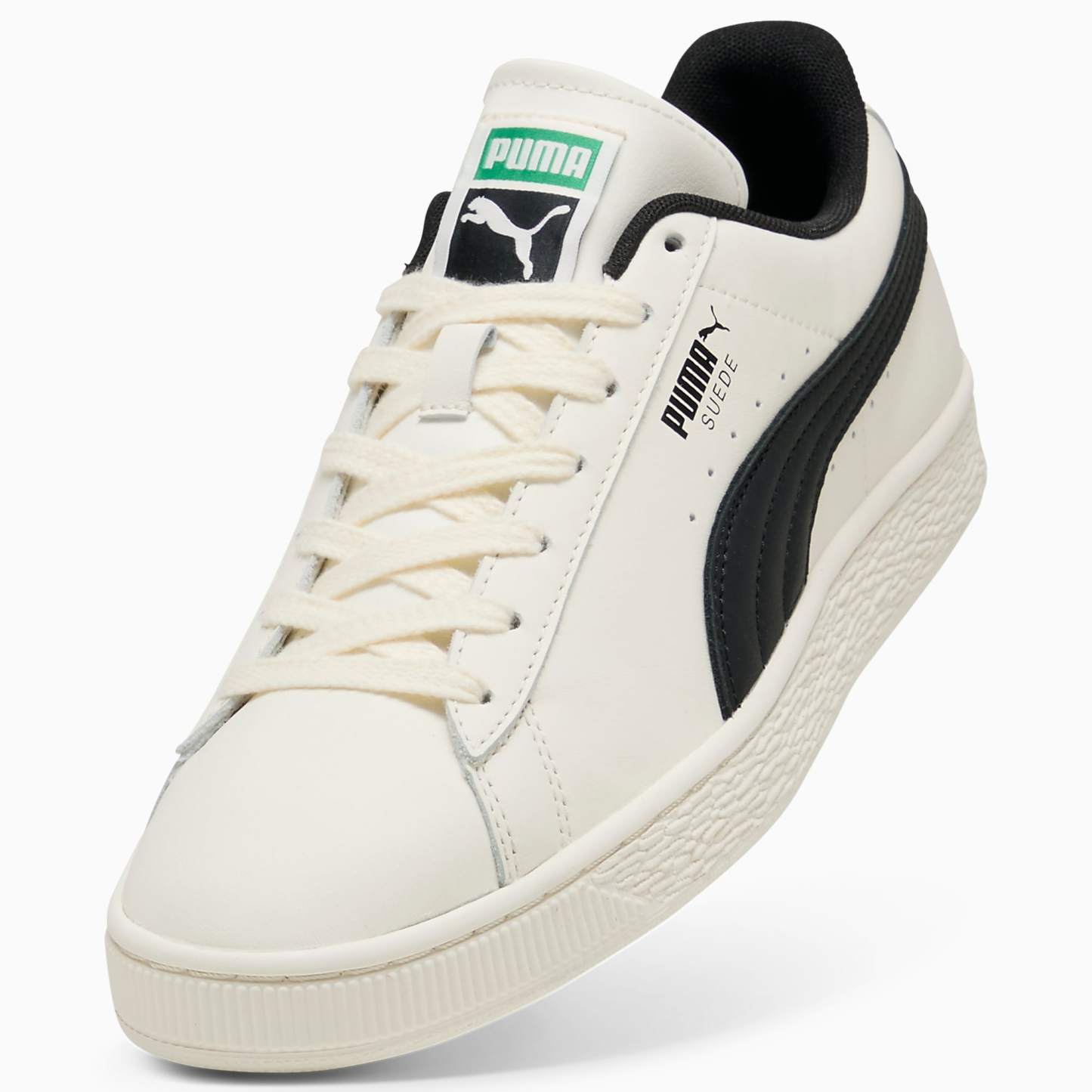 Suede UNISEX Ayakkabı - Warm White-PUMA Black - 408467_11 - Görsel 8