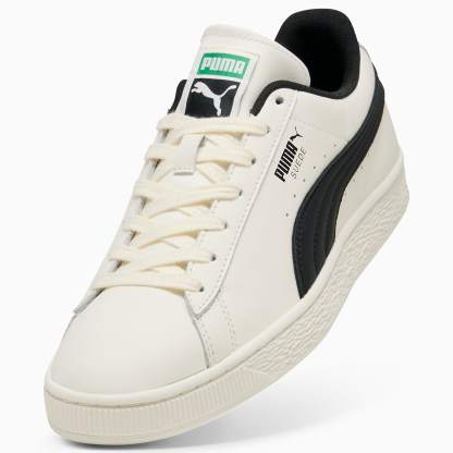 Suede UNISEX Ayakkabı - Warm White-PUMA Black - 408467_11 - Görsel 8
