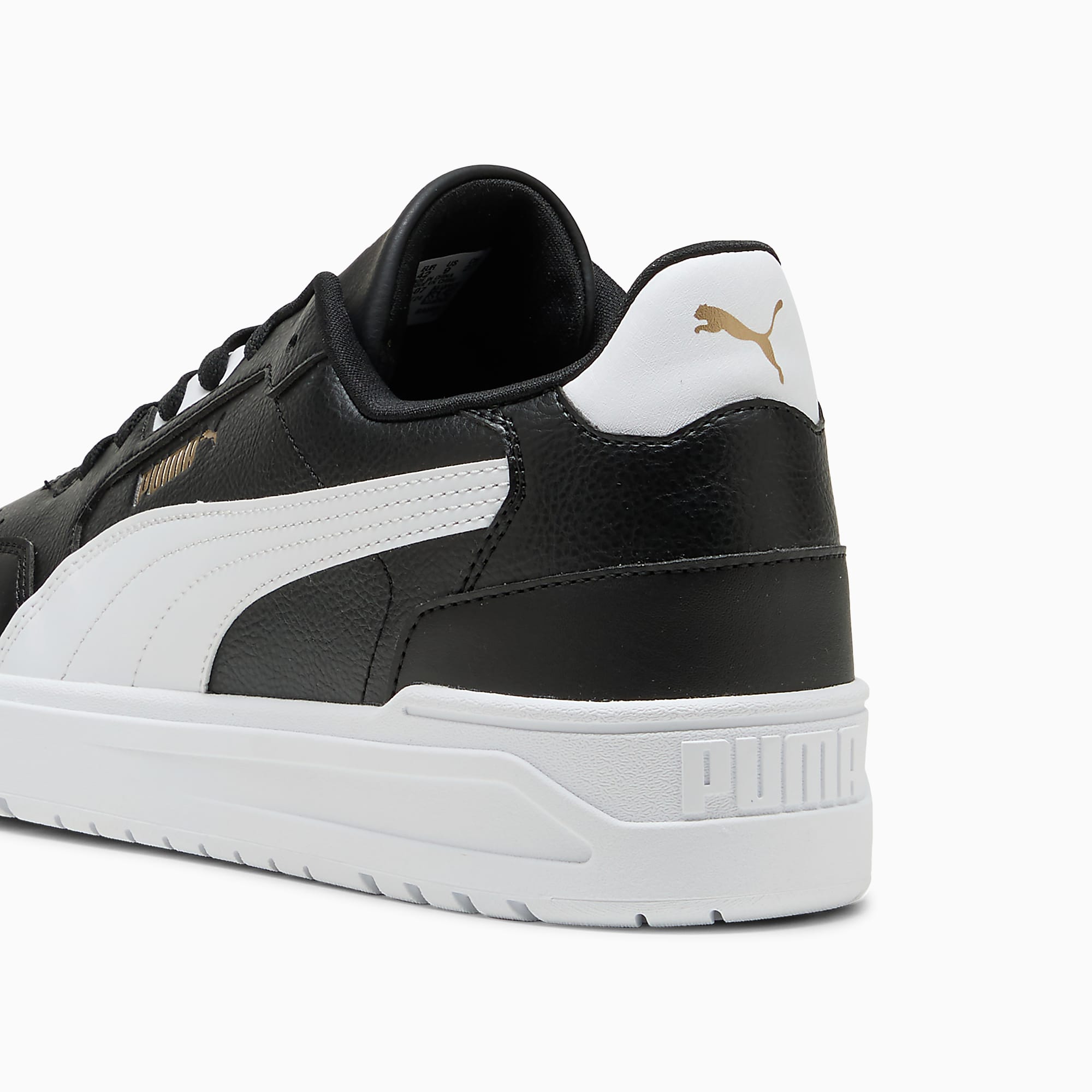 Shuffle Downtown UNISEX Ayakkabı - PUMA Black-PUMA White-PUMA Gold - 402596_07 - Görsel 3