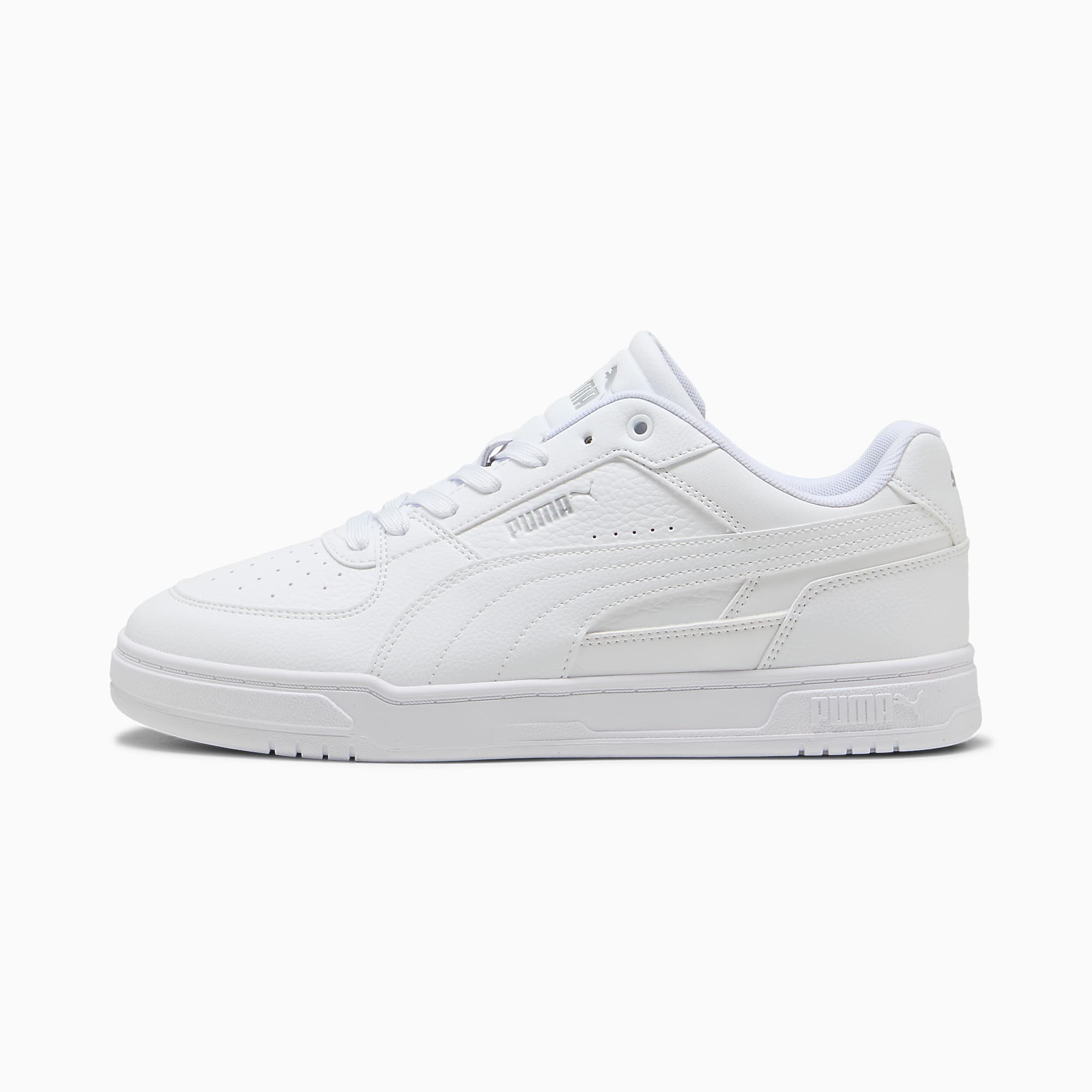 PUMA Caven UNISEX Ayakkabı - Puma White-Puma Silver-Puma Black - 409170_01 - Görsel 1