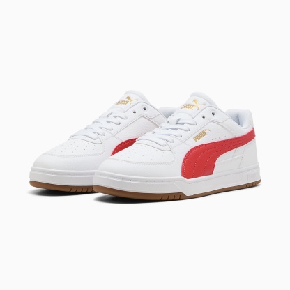PUMA Caven UNISEX Ayakkabı - PUMA White-Candy Apple-Gum - 409170_05 - Görsel 2