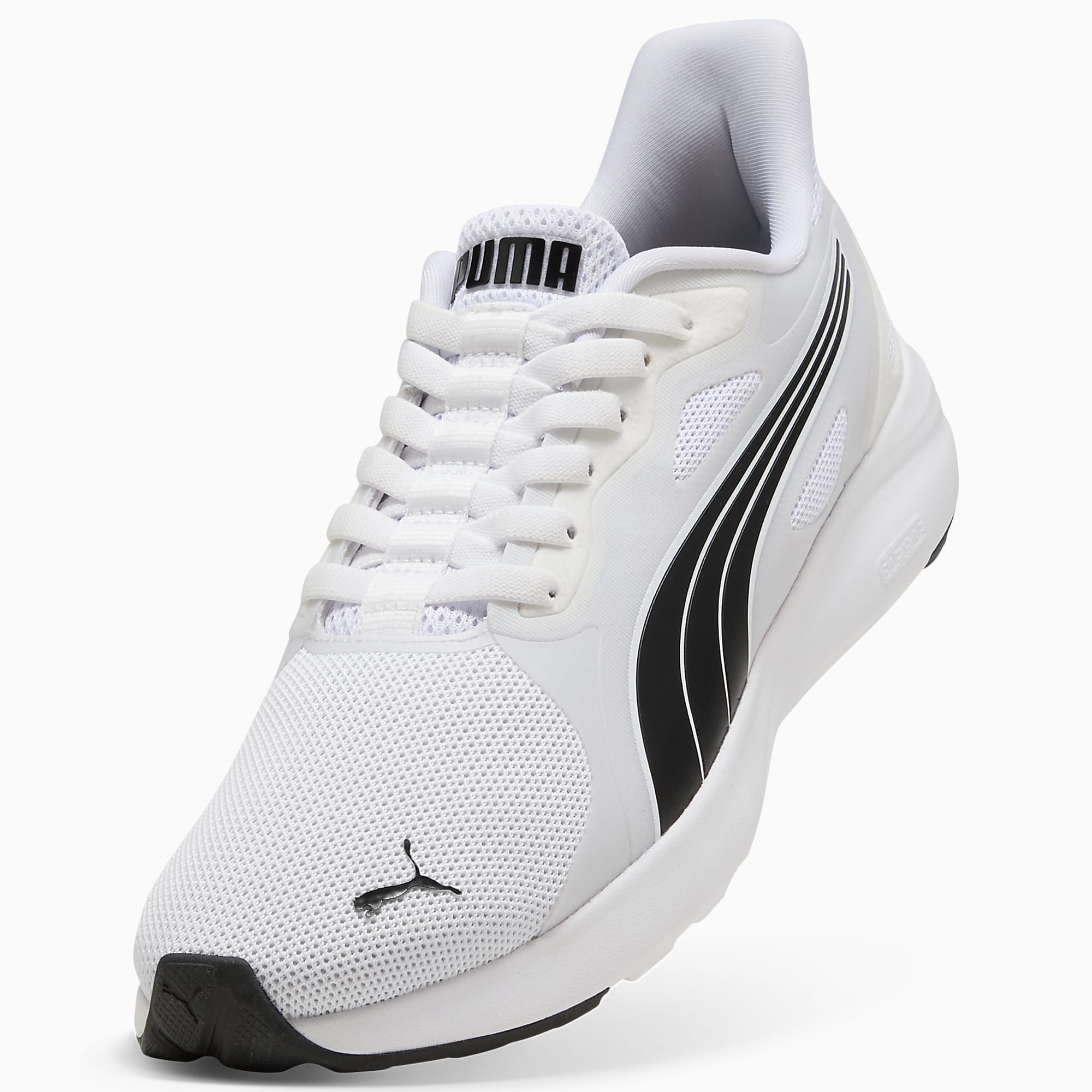 SOFTRIDE COSMIC Street SLIPTECH UNISEX Ayakkabı - Puma White-Puma Black - 402632_02 - Görsel 6