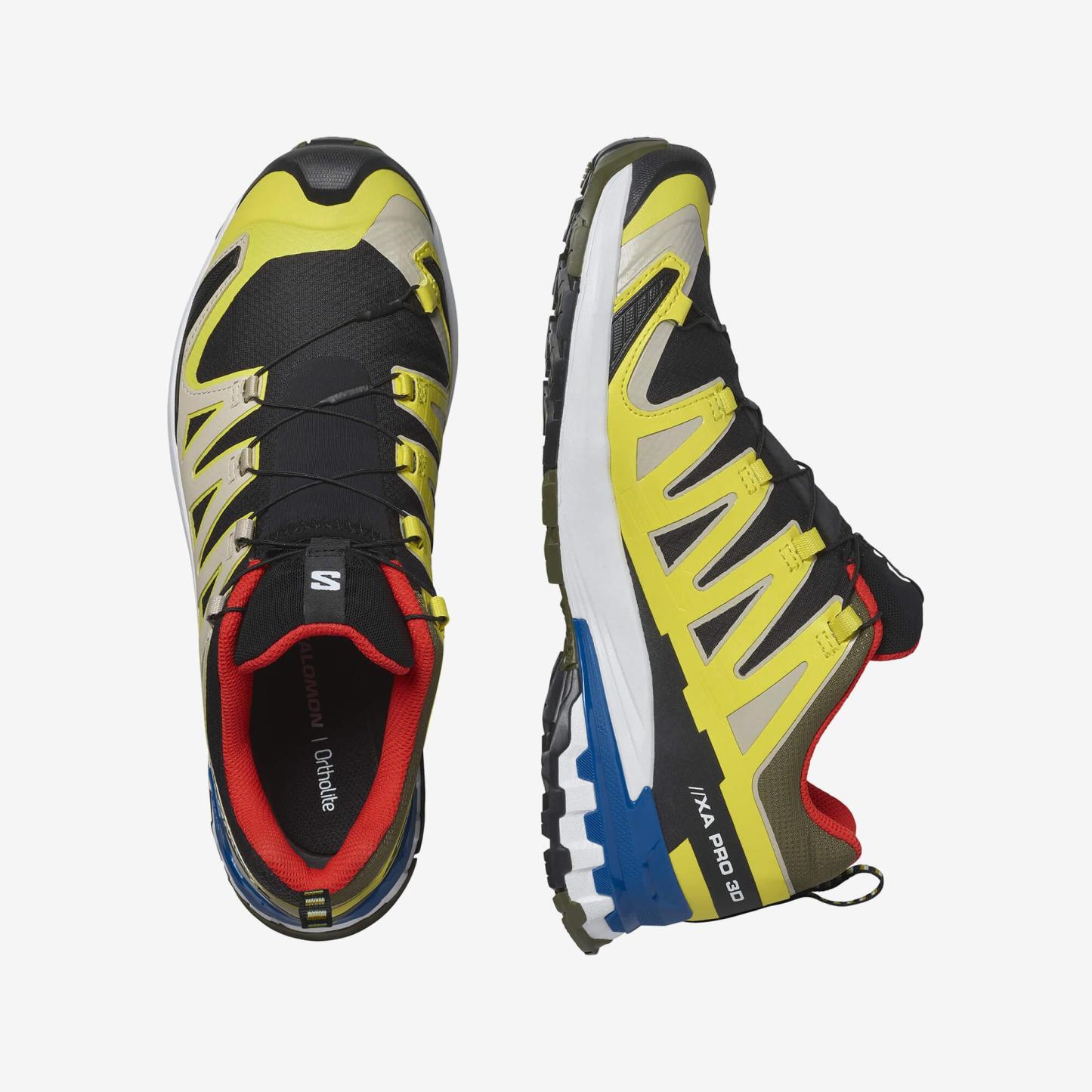 Salomon XA PRO 3D V9 GORE-TEX Erkek Outdoor Ayakkabı Alloy L49199100 - Siyah Sarı - L47119000 - image 2