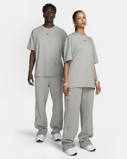 NOCTA NOCTA Fleece CS Açık Paçalı Eşofman Altı - Dark Grey Heather/Matte Silver/Siyah