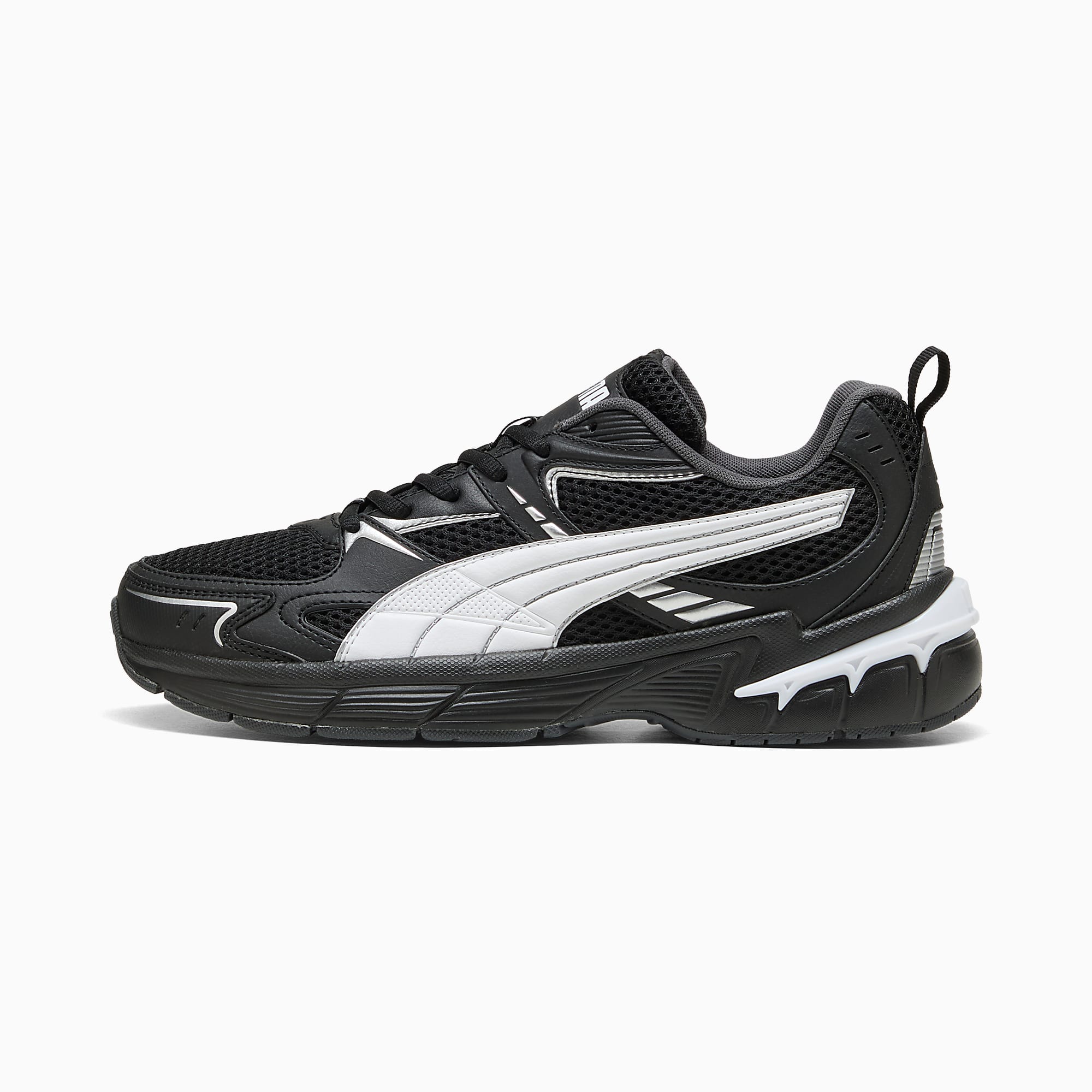 MILENIO Tech 2000 UNISEX Ayakkabı - Puma Black-Puma White-Puma Silver - 402625_01 - Görsel 1