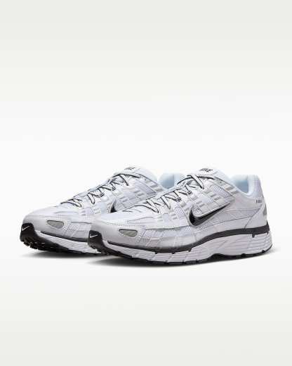 Nike P-6000 Ayakkabı - Beyaz/Metallic Silver/Siyah/Siyah