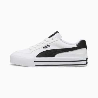 Court CLASSIC VULCANISED FORMSTRIP UNISEX Ayakkabı - Puma White-Puma Black - 396353_02 - Görsel 1