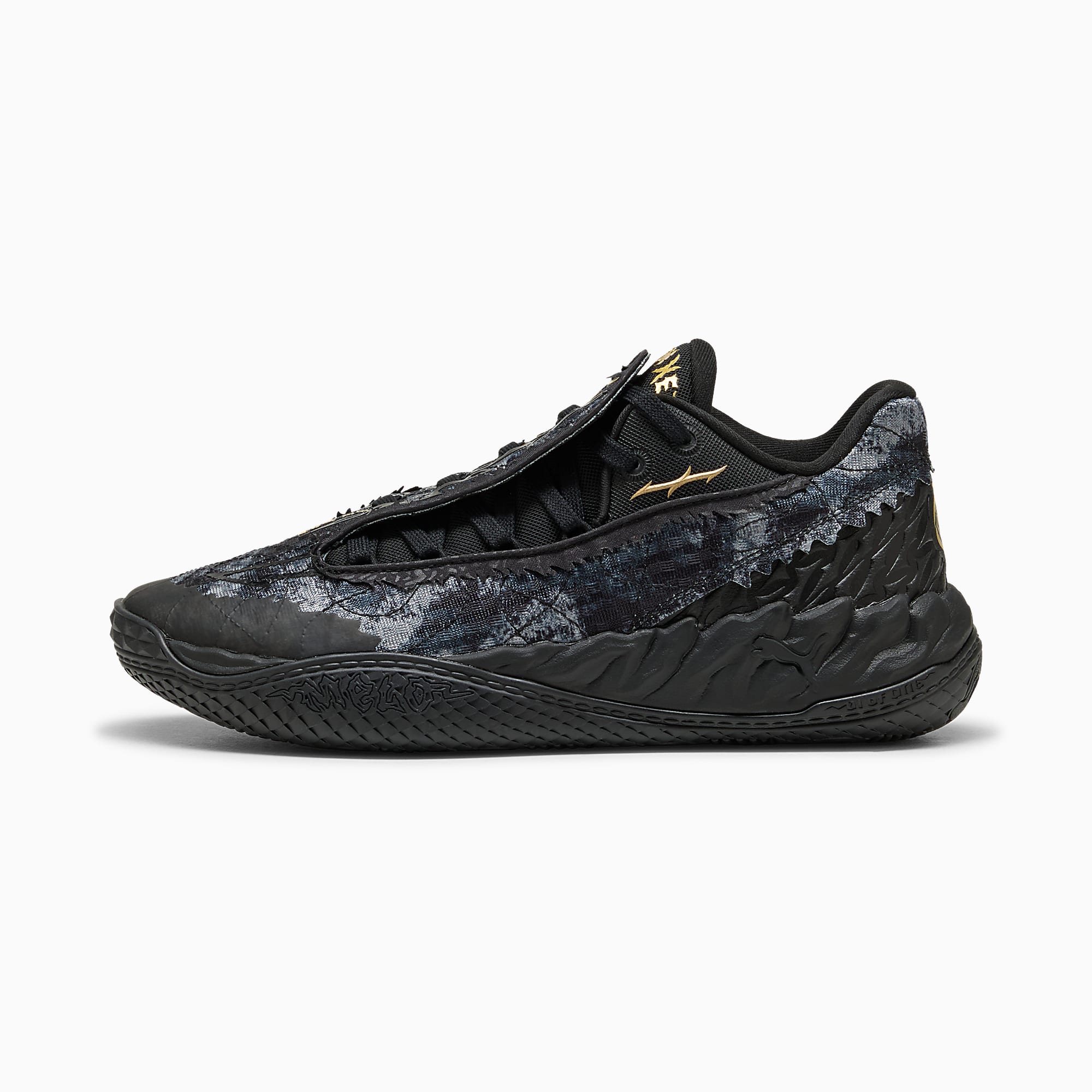 MB.05 Lo Team UNISEX Basketbol Ayakkabısı - PUMA Black-Moody Gray - 313266_04 - Görsel 1