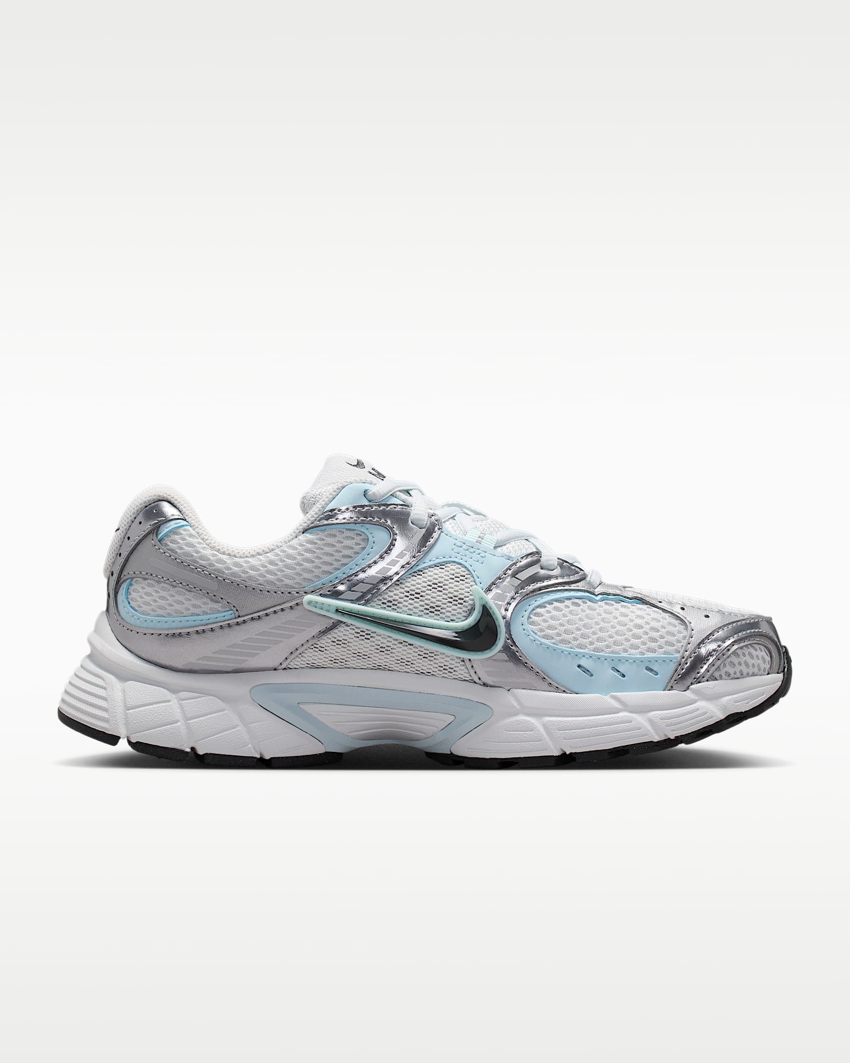 Nike V5 RNR Yansıtıcı Tasarım Vurgulu Kadın Ayakkabısı - Grey Fog/Off White/Glacier Blue/Anthracite