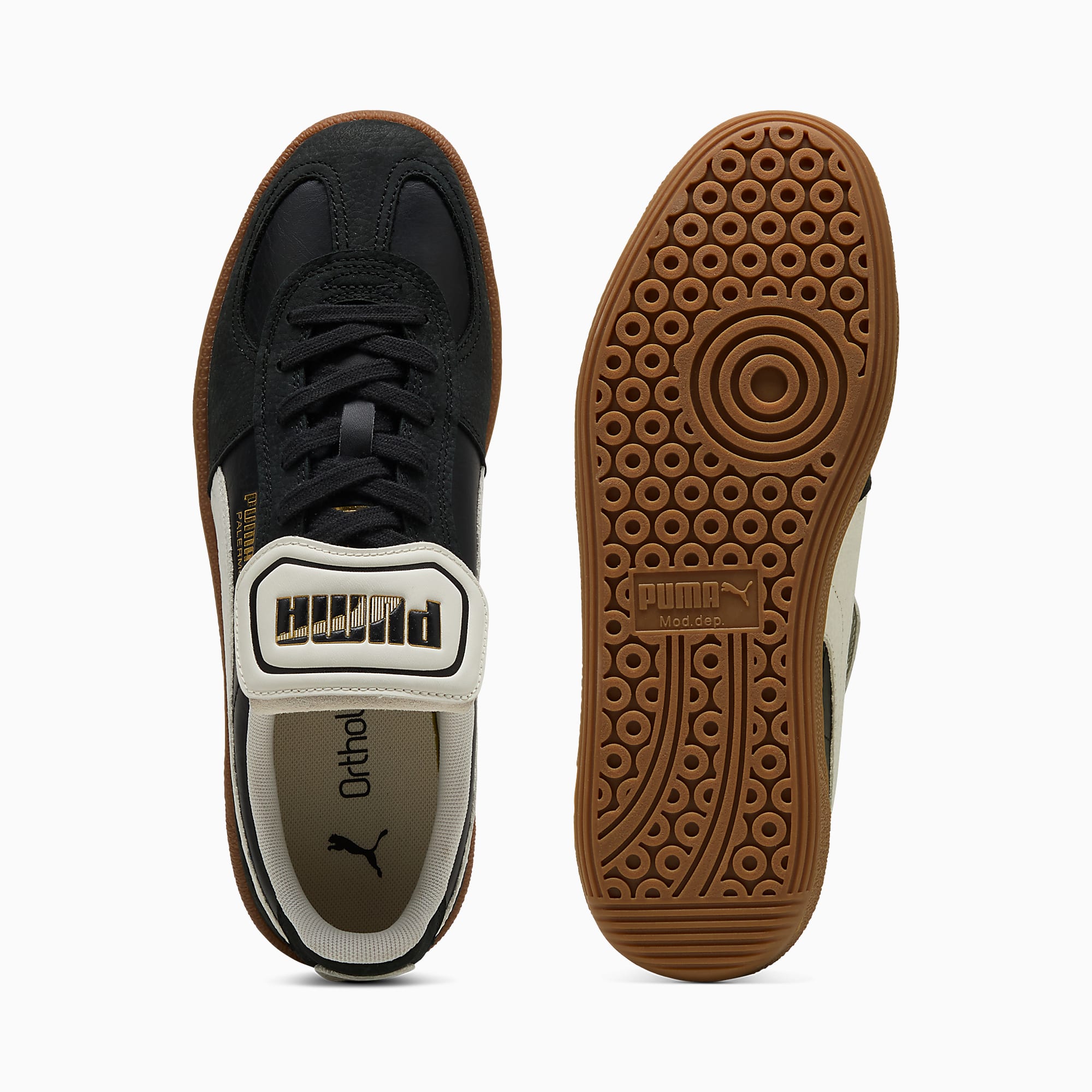 Palermo PREMIUM Ayakkabı - PUMA Black-Warm White - 401744_02 - Görsel 5