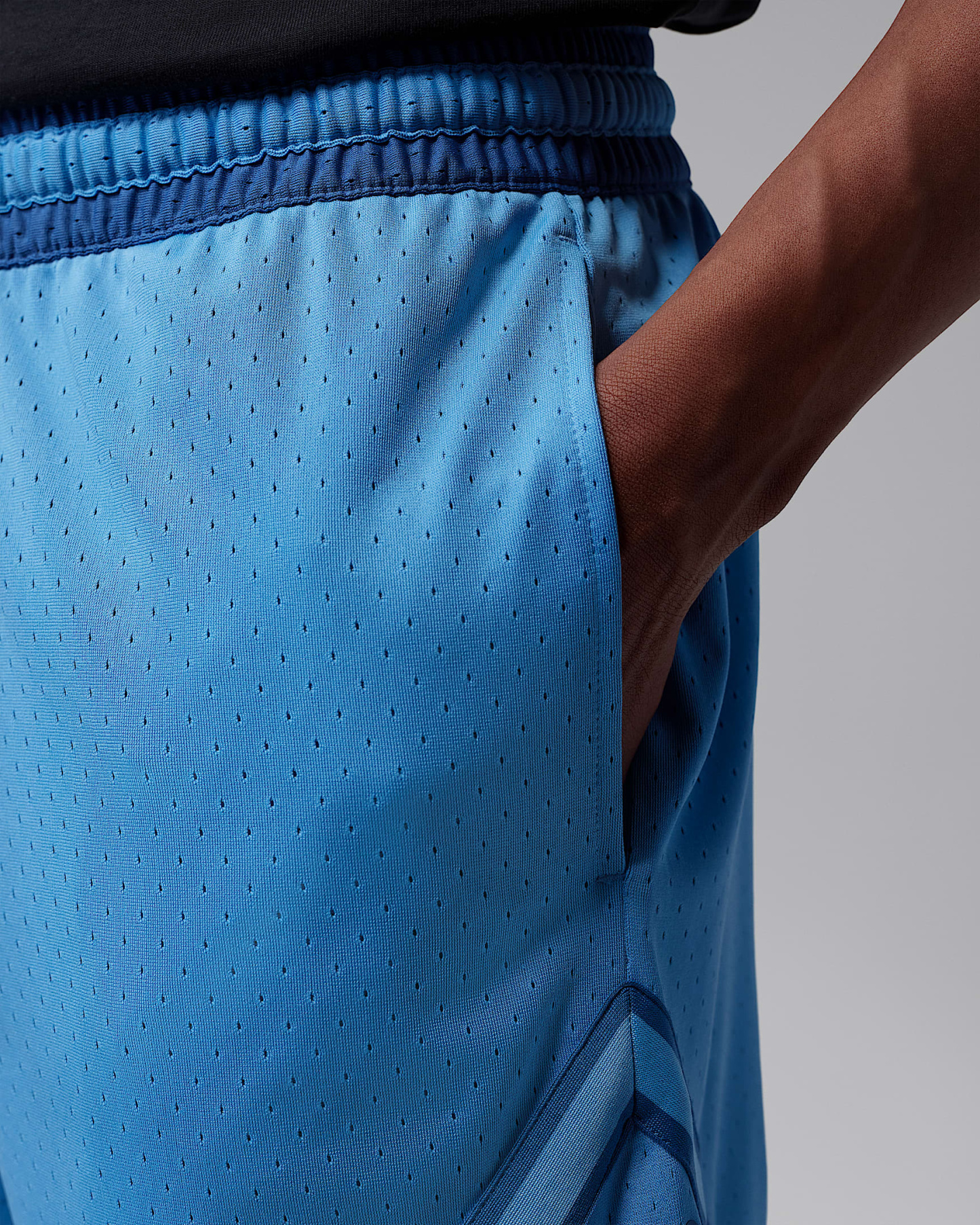 Jordan Sport Dri-FIT 18 cm Mesh Diamond Erkek Şortu - Blue Beyond/True Blue/True Blue
